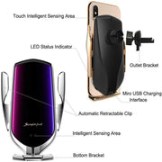 Wireless Automatic Sensor Car Phone Holder And Charger - Buy 2 Free Shipping