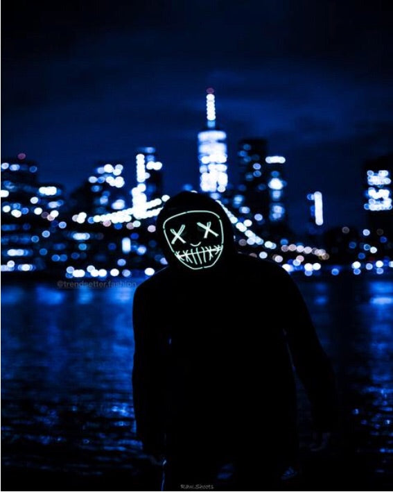 Halloween LED Purge Mask