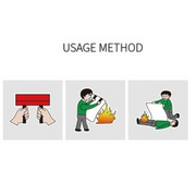 1M x 1M Fire Blanket Fiberglass Fire Flame Retardant Emergency Survival Fire Shelter Safety Cover Fire Emergency Blanket
