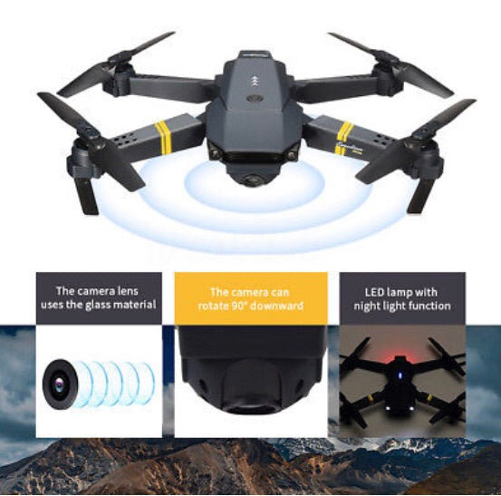 Eachine E58 2MP w/ 720P Camera WIFI FPV Foldable Selfie Drone RC Quadcopter RTF