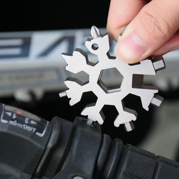 Luxurious Snowflake 18-in-1 stainless steel Multi-tool