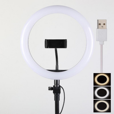 10inch 25cm USB charge New Selfie Ring Light Flash Led Camera Phone Photography Enhancing Photography for Smartphone Studio VK