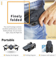 Eachine E58 2MP w/ 720P Camera WIFI FPV Foldable Selfie Drone RC Quadcopter RTF