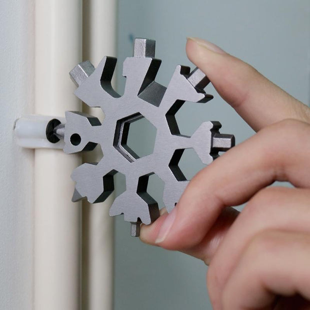 Luxurious Snowflake 18-in-1 stainless steel Multi-tool