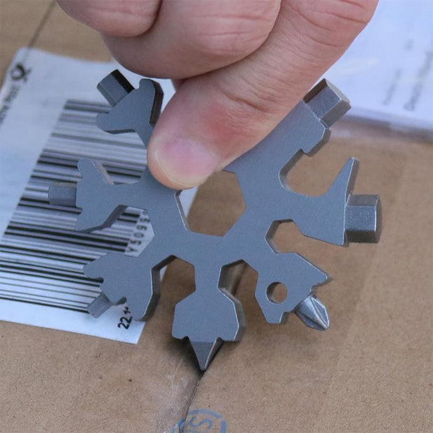 Luxurious Snowflake 18-in-1 stainless steel Multi-tool