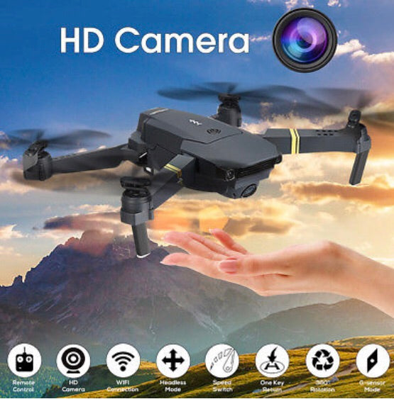 Eachine E58 2MP w/ 720P Camera WIFI FPV Foldable Selfie Drone RC Quadcopter RTF