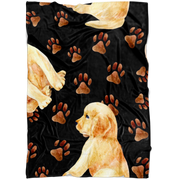 Baby Golden Retriever Blanket