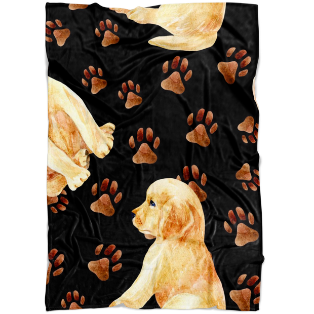Baby Golden Retriever Blanket