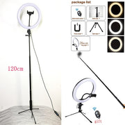 10inch 25cm USB charge New Selfie Ring Light Flash Led Camera Phone Photography Enhancing Photography for Smartphone Studio VK