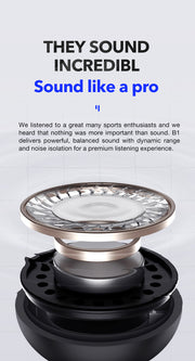 SANLEPUS B1 Led Display Bluetooth Earphone Wireless Headphones TWS Stereo Earbuds Waterproof Noise Cancelling Headset With Mic