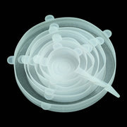 6 Pack Stretch & Seal Silicone Lids