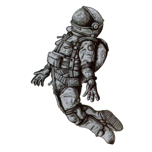 Astronaut Waterproof Temporary Tattoos