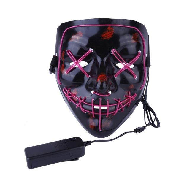 Halloween Purge LED Mask