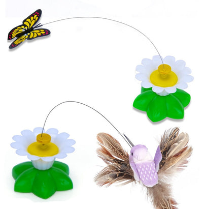 Electric rotating cat toy