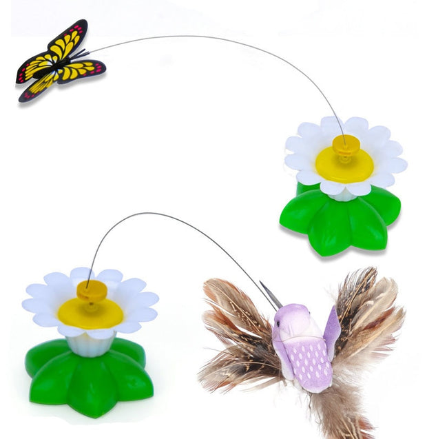 Electric rotating cat toy