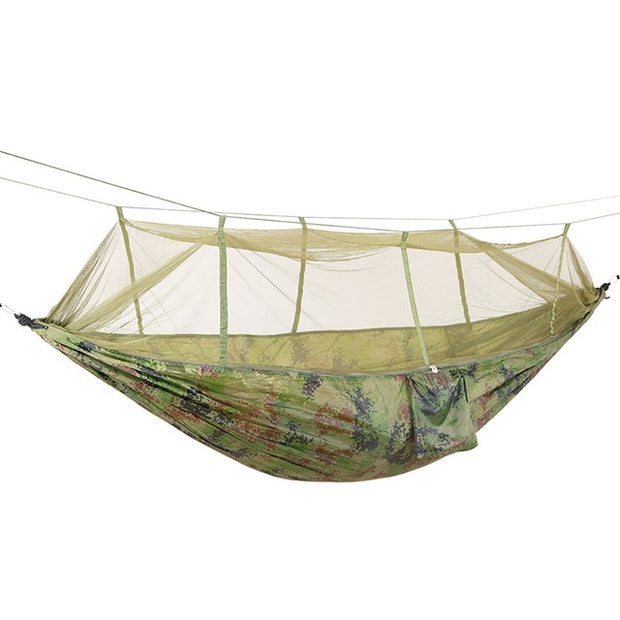 Double Person Travel Outdoor Camping Tent, Hanging Hammock Bed & Mosquito Net