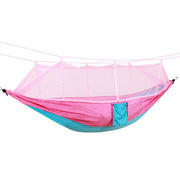 Double Person Travel Outdoor Camping Tent, Hanging Hammock Bed & Mosquito Net