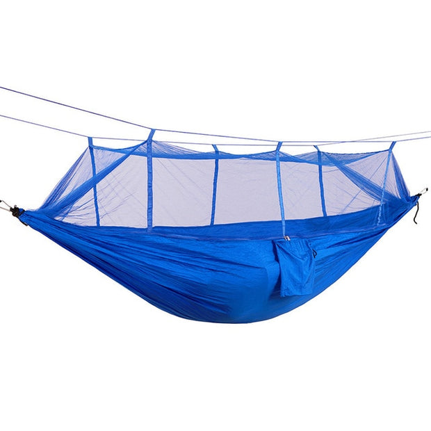 Double Person Travel Outdoor Camping Tent, Hanging Hammock Bed & Mosquito Net
