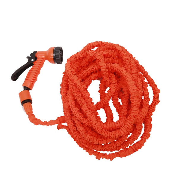 25FT-250FT Garden Hose Expandable Magic Flexible Water Hose EU Hose Plastic Hoses Pipe With Spray Gun To Watering Car Wash Spray
