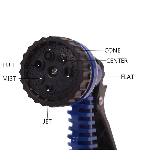 25FT-250FT Garden Hose Expandable Magic Flexible Water Hose EU Hose Plastic Hoses Pipe With Spray Gun To Watering Car Wash Spray