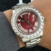 Face diamond watch