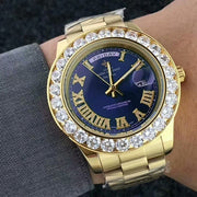 Face diamond watch