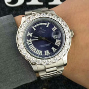 Face diamond watch